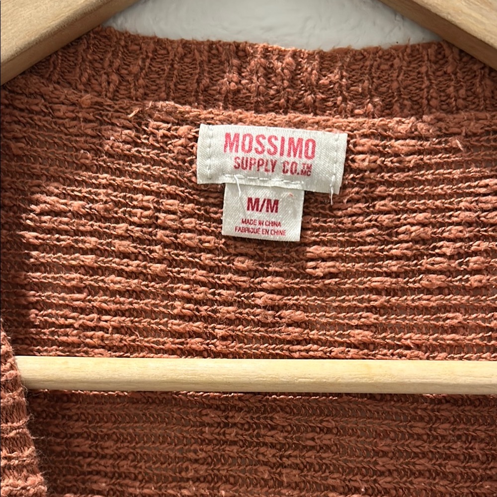 MOSSIMO for Target 2014 collection Women's Rust cardigan cotton blend - Picture 3 of 10